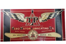 1940 's Airplane Motor Oil Sign