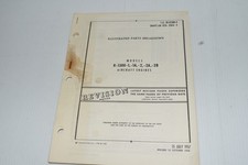 1957 Wright R-1300-1-1A-2-2A-2B Aircraft PARTS BREAKDOWN-NAVY