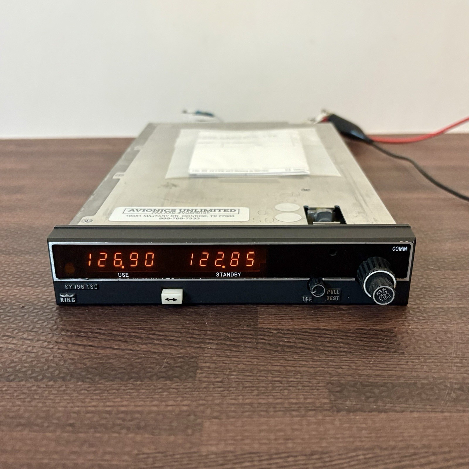 King KY-196 28V VHF Comm Transceiver