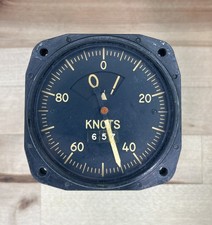 1954 Vintage Kollsman Airspeed Indicator 50-650