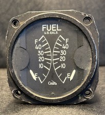 1965 Cessna CM2696-1 Dual Fuel Quantity Gauge
