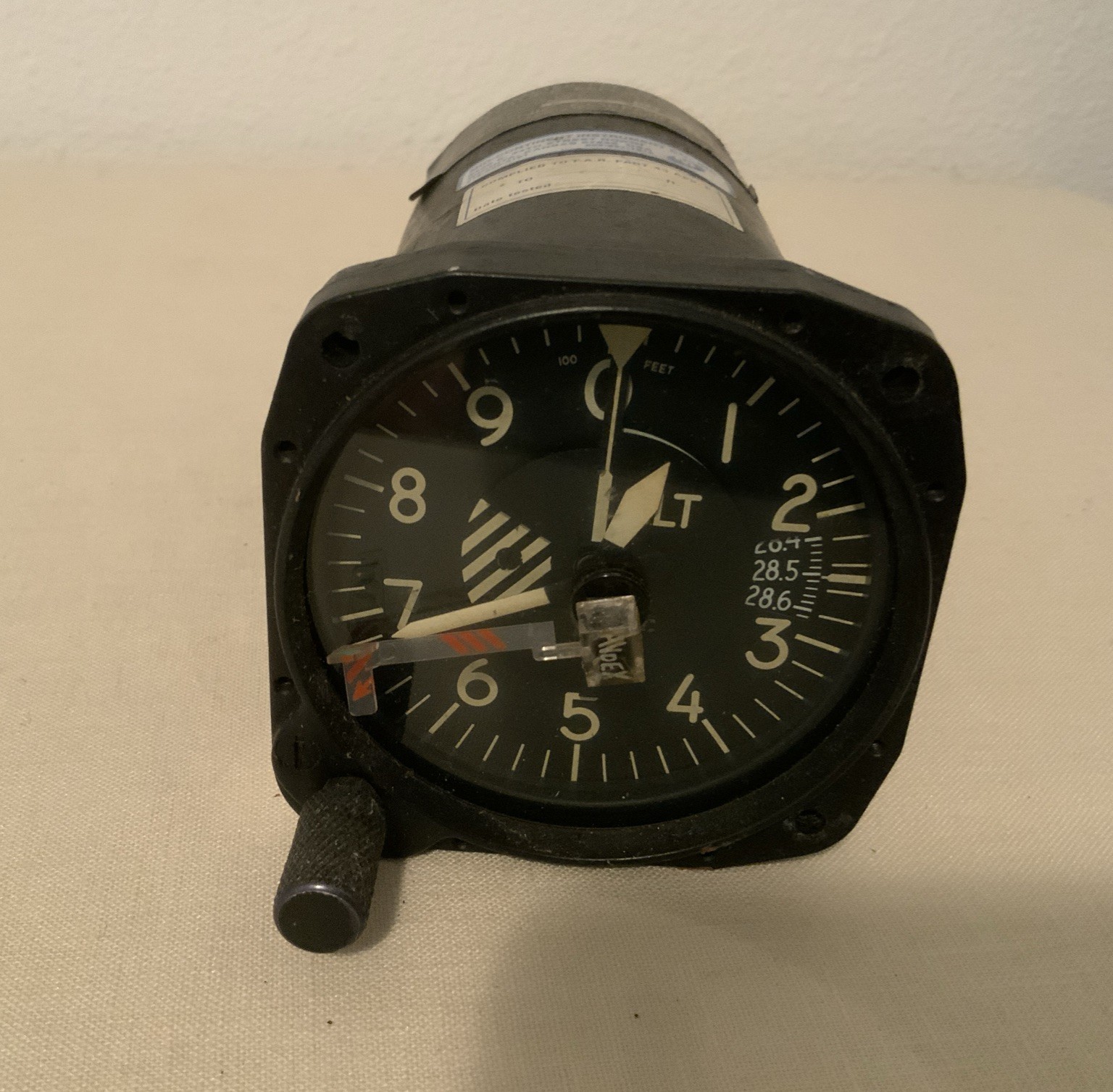 Aerosonic Corporation Altimeter Pressure Indicator, P/N: 104435