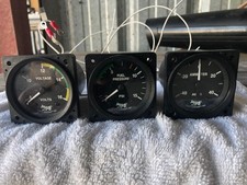 Aircraft gauges/Instr: Amp, volt, fuel