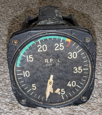 Aircraft Twin Engine RPM Tachometer