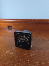 Aircraft Volts Indicator Gauge Vintage
