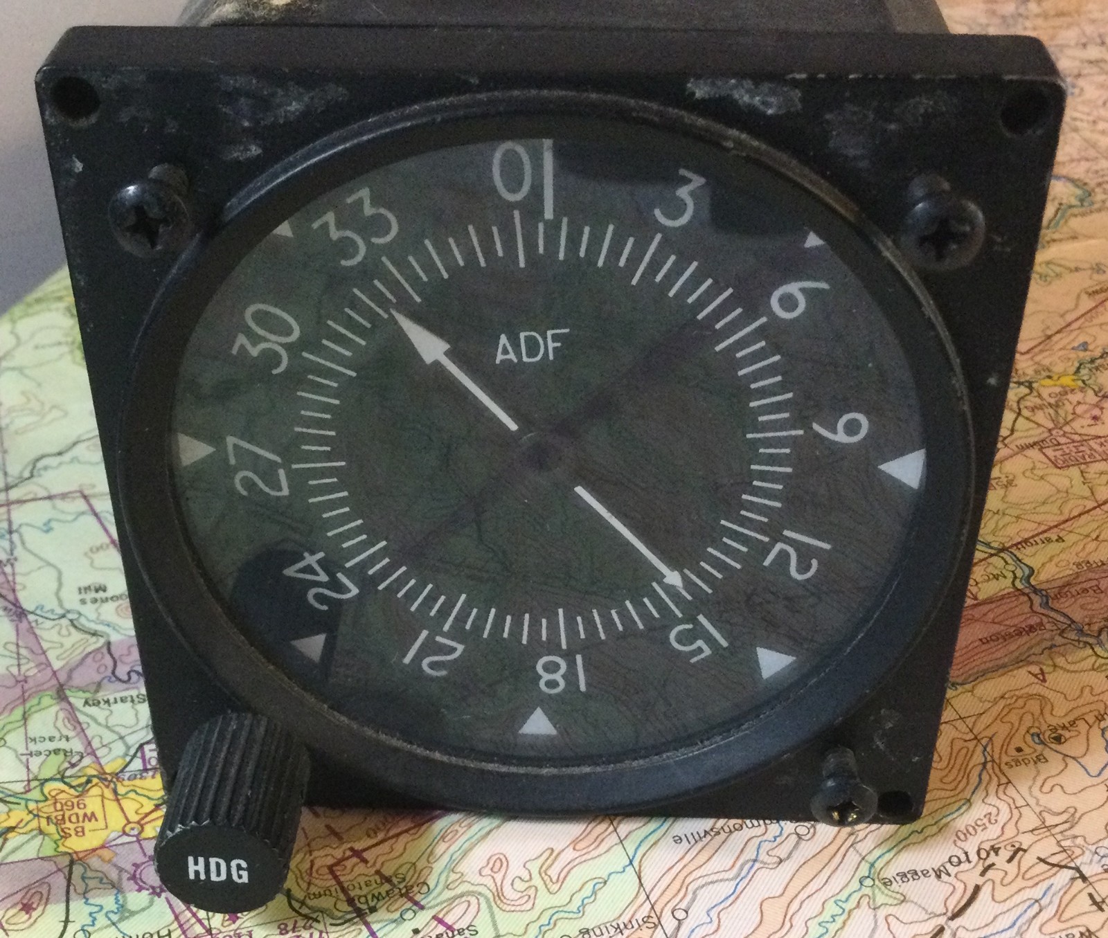 ARC Aircraft Radio Corp/ ADF Indicator