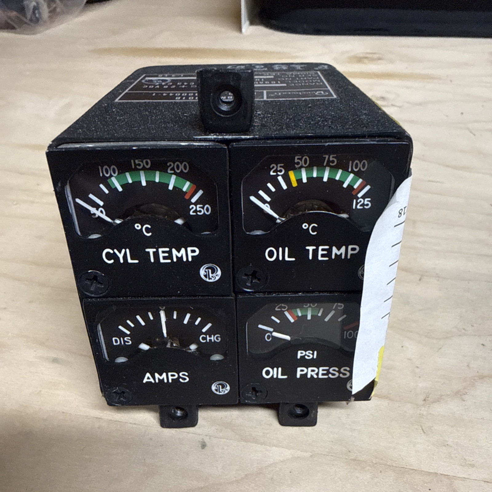 Beechcraft 169AU-BWL CLUSTER GAUGE P/N 36-380044-1