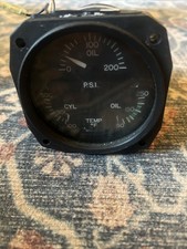 Beechcraft Vintage 58-380084-1 Oil Temp PSI