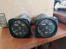 Cessna engine gauge oil temp/psi/cht from
