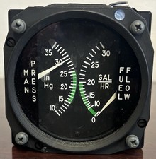 Cessna Manifold Press/Fuel Flow Ind. S3355-3