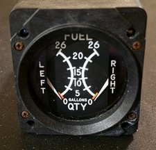 Cessna S3281-2 Gauge Dual Fuel Qty