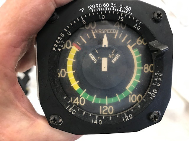 Cessna True Airspeed Indicator, marked for