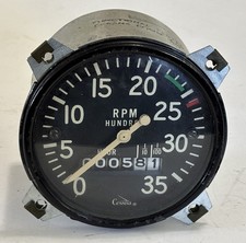 Cessna Vintage Tachometer Hours Indicator Gauge