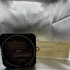 ELECTRONICS INTL’ EGT INDICATOR