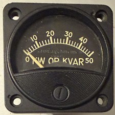 GE Aircraft Watt - Varmeter