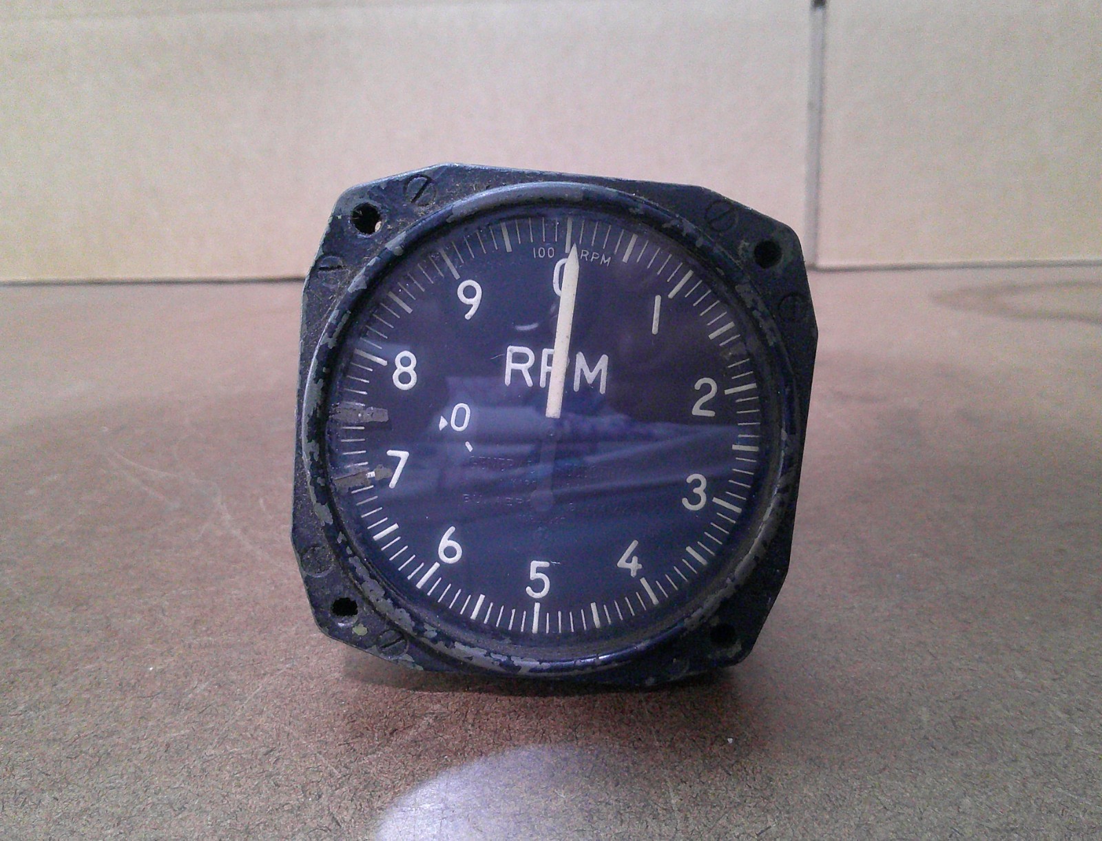 General Electric Aircraft RPM Indicator Tachometer P