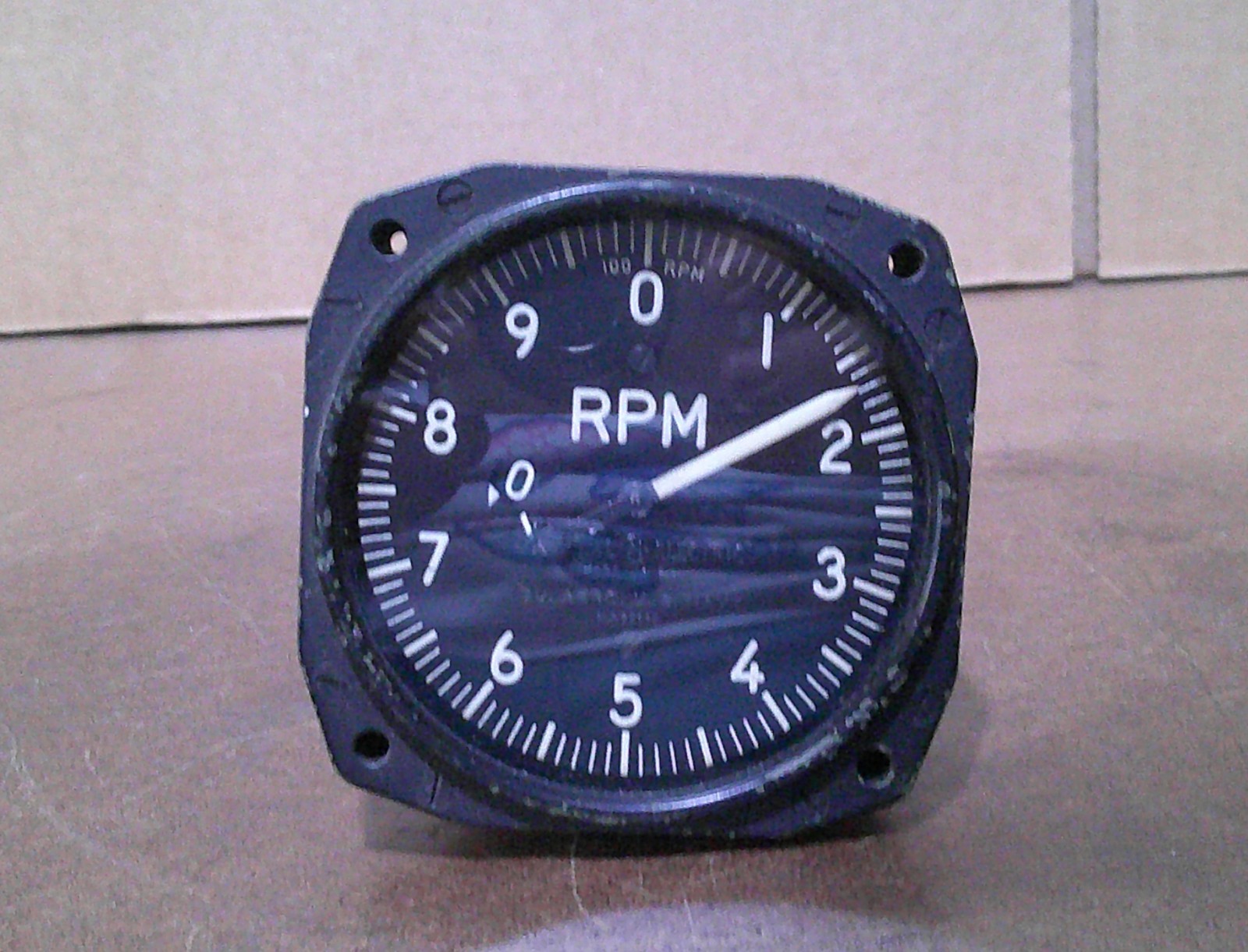 General Electric Aircraft RPM Indicator Tachometer P