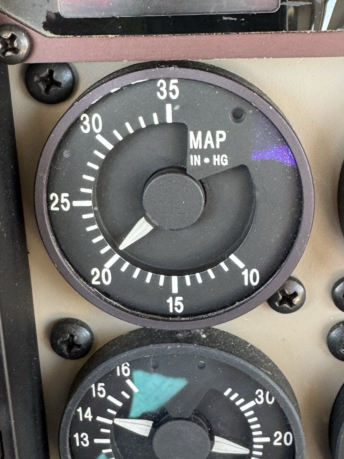 Horizong Aerospace Piper Saratoga Manifold Pressure Gauge