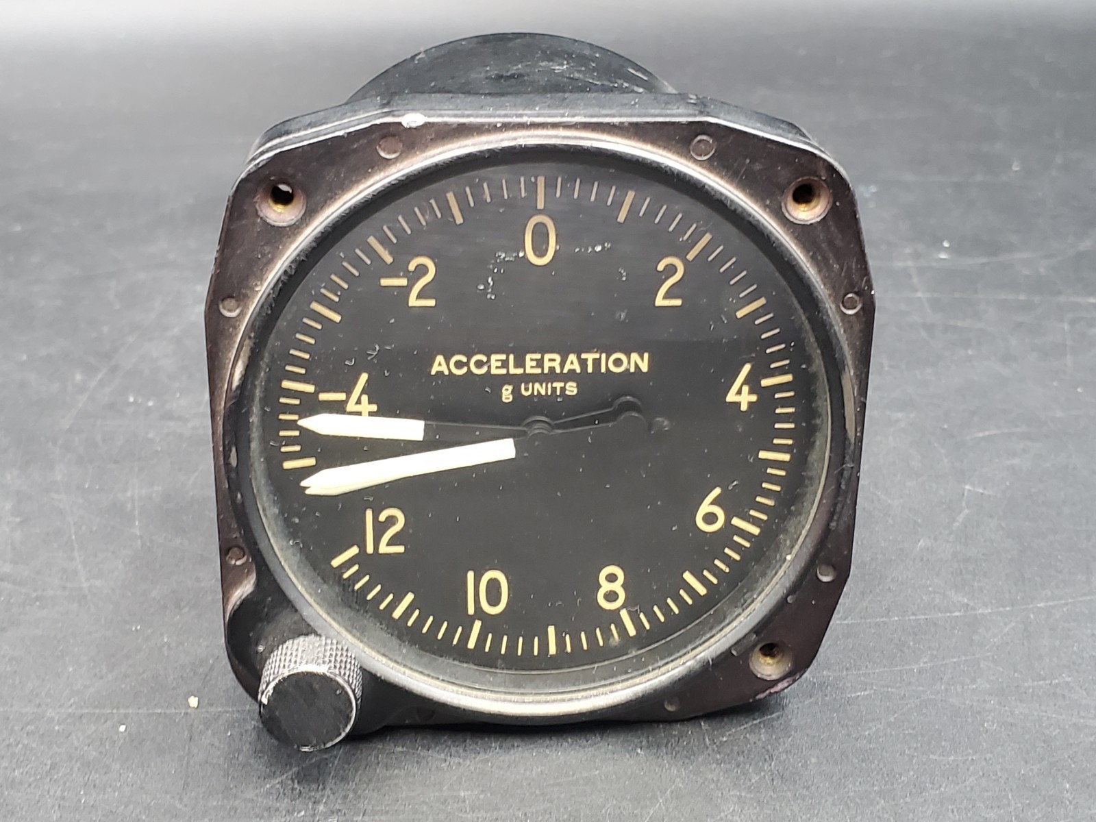 Kollsman Square D VTG Aircraft Acceleration g Units