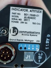 L3 Harris Attitude Indicator 501-1845-01