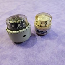 Pair Of Vtg Airplane/Boat Compass,