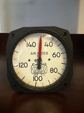 Piper Cub Airspeed Indicator White As