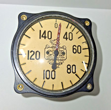 Piper Orig Aircraft Airspeed Indicator Cream