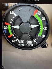 Piper Saratoga Vacuum & CHT Gauge
