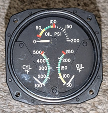 Piper Sigma Tek 74240-2 Engine Gauge