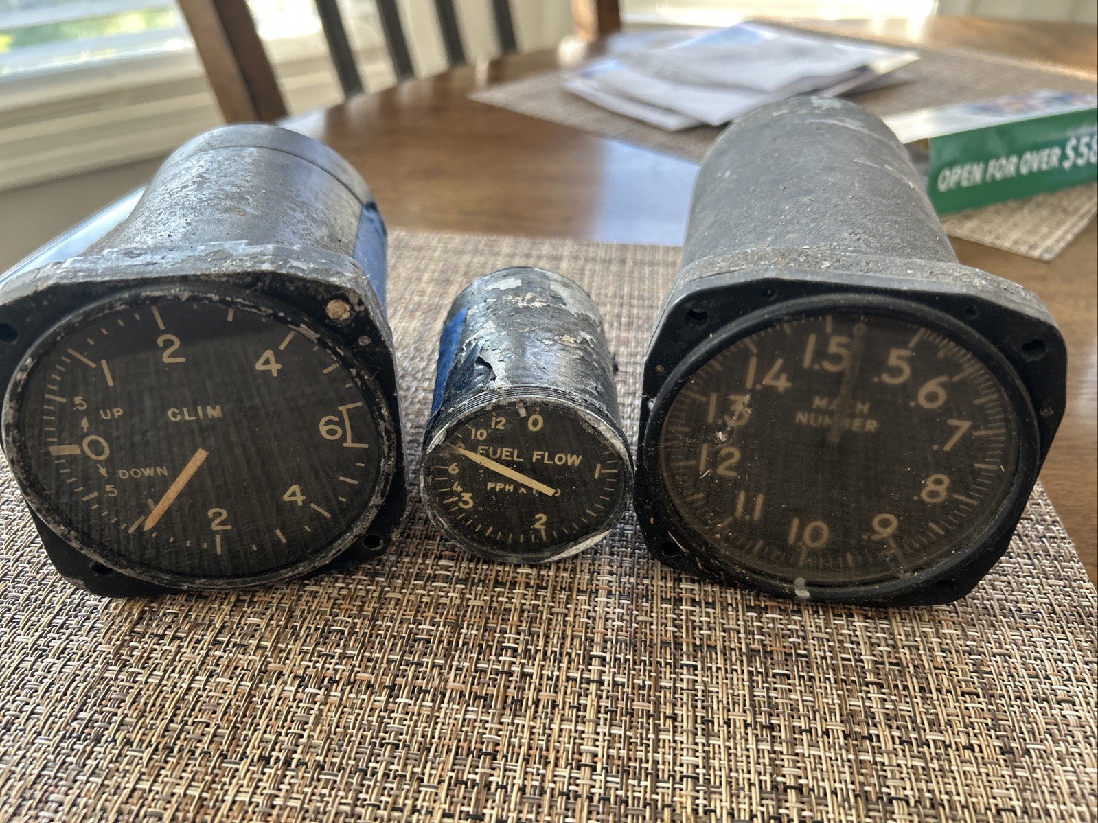 Unbranded Vintage Altimeter Altitude Aviation Airplane