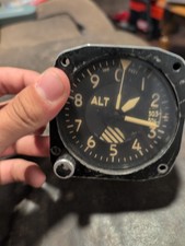 Vibtage Aircraft Altitude Indicator Altimeter