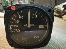 Vintage Kollsman Airspeed Indicator Gauge