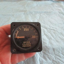 VINTAGE MILTARY AIRCRAFT OXYGEN CYLINDER