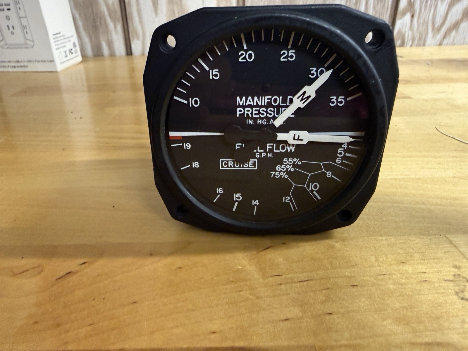 Weston Instruments Manifold Pressure And Fuel Flow