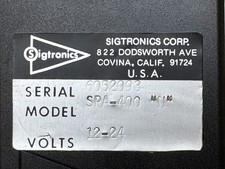 SPA-400 "N" - High Noise