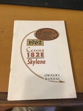 1962 Cessna 182 Skylane Owner's Manual