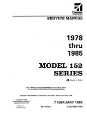 1978 Cessna 152 series SERVICE MANUAL