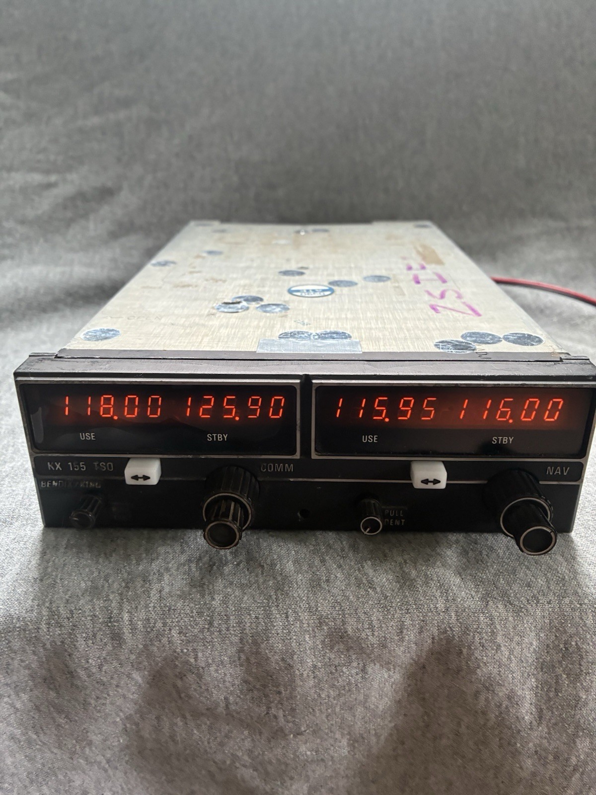 Bendix King KX-155 14V NAV/COM/GS P/N 069-1024-0031.