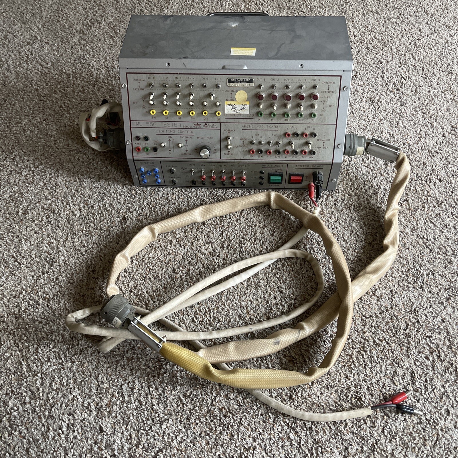 Bendix King RMU-556 Tester Allied Signal Avionics