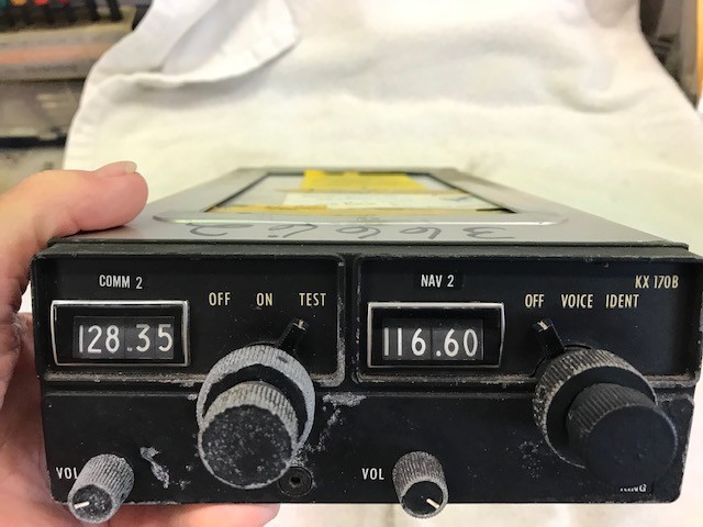 King KX170B NavCom, as removed from
