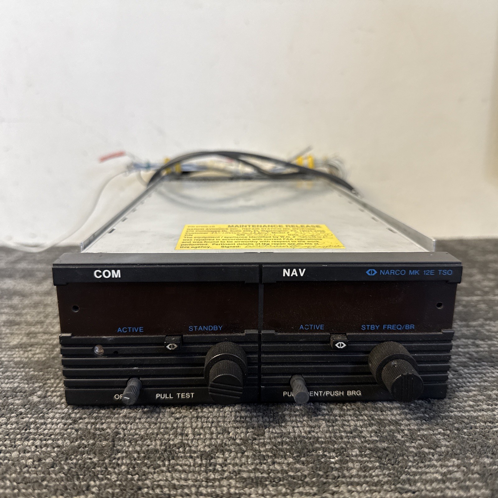 Narco Avionics, Inc. MK 12E TSO NAV/COMM Unit