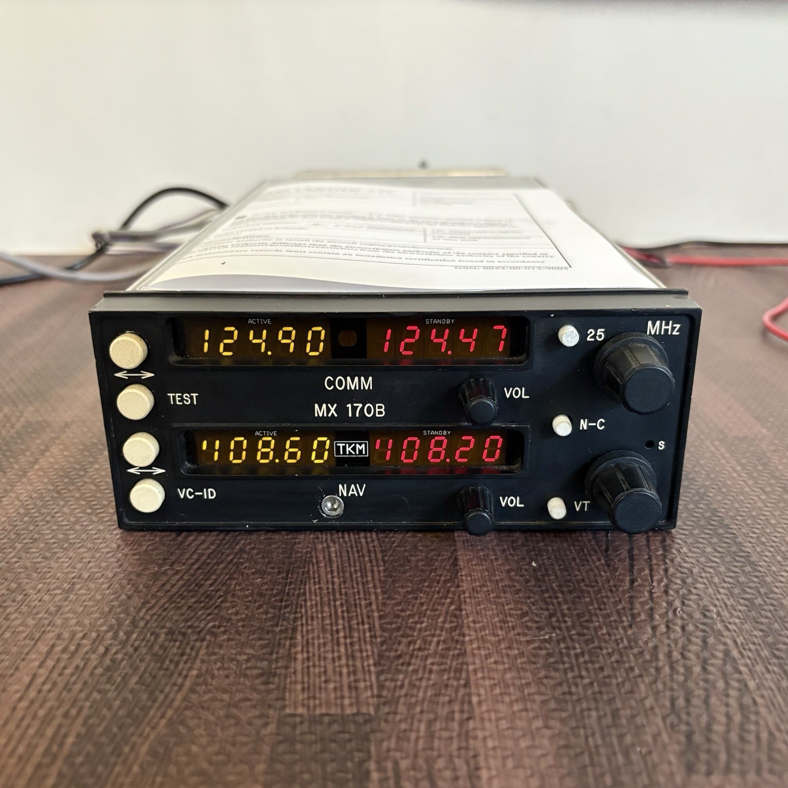 TKM MX-170B Nav/Com 14V With New