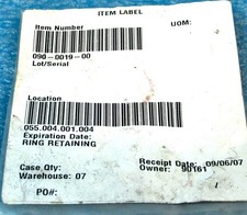 090-0019-00 RETAINING RING, AVIATION AIRCRAFT
