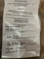 469072-1 EXIT SIGN SV FAA