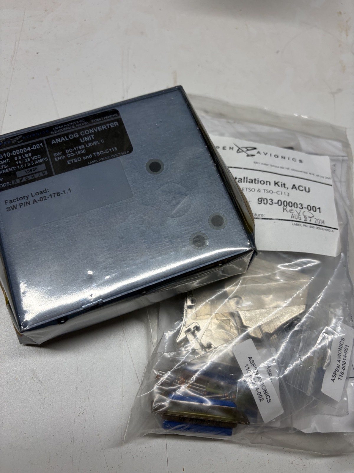 Aspen Avionics Analog Converter Unit PN 910-00004-001
