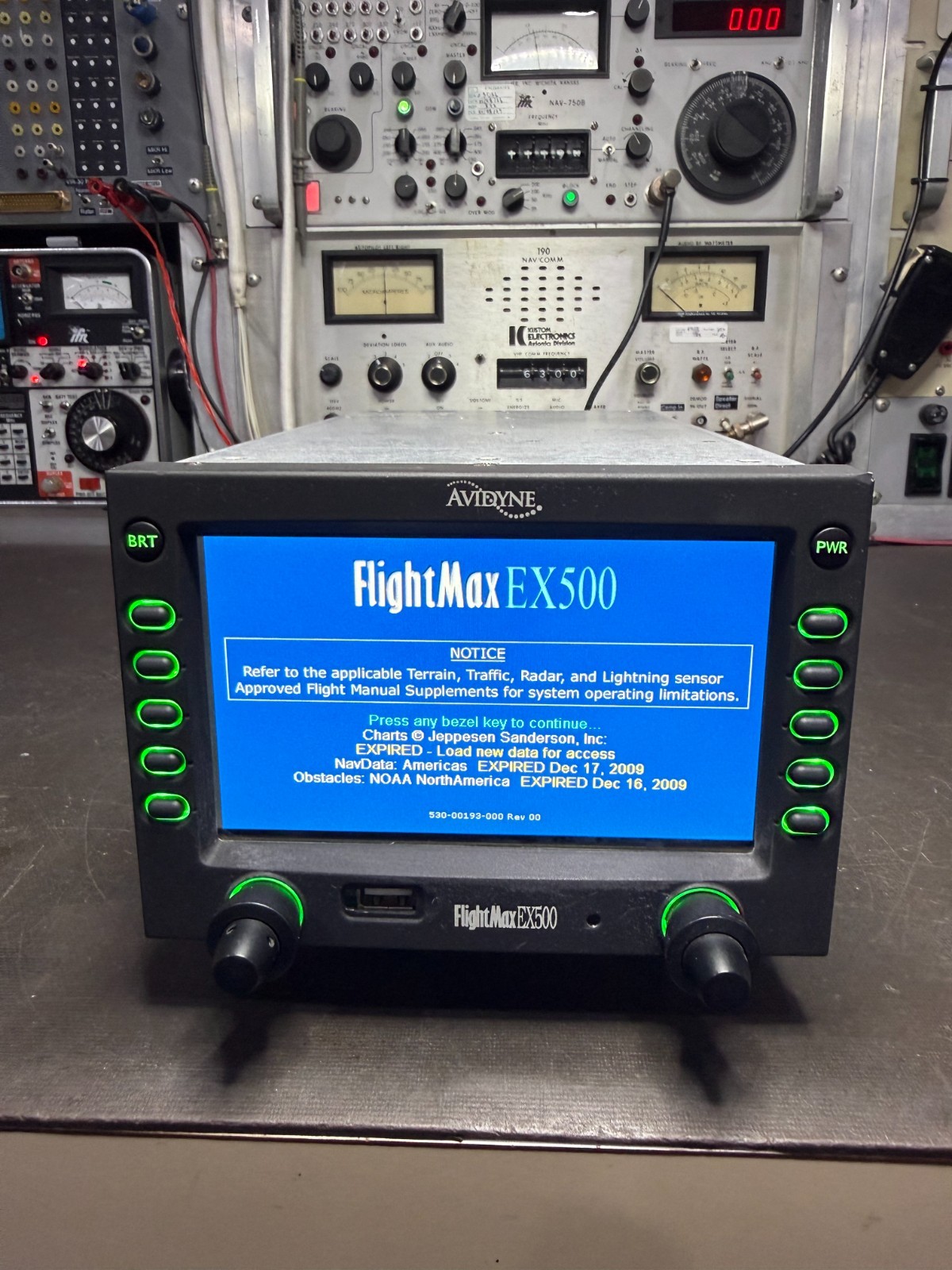 Avidyne EX500 MFD, P/N 700-00007-004 MFD