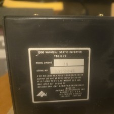 Avionics INC 2A1000-1G 1000VA-60HZ Static