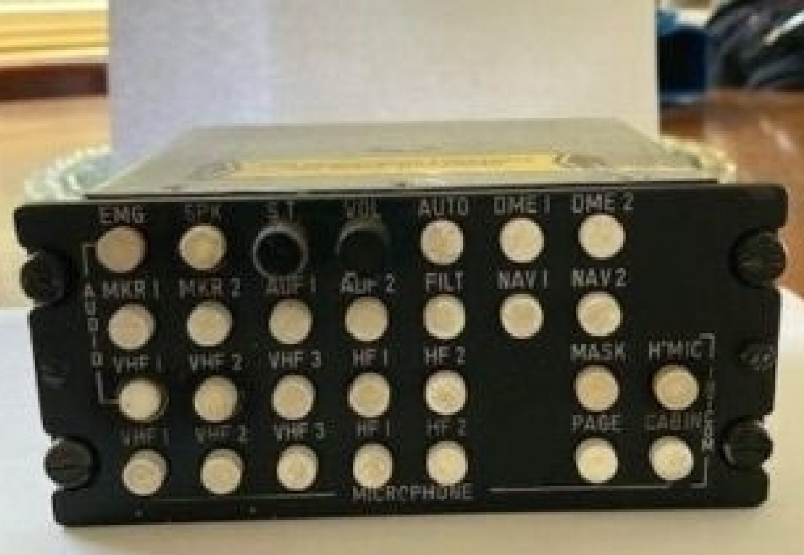 Baker Electronics Cessna/ M1045 Audio Control Panel