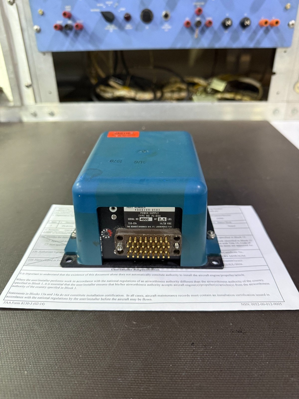 Bendix FCS 810 Power supply PS-815A,