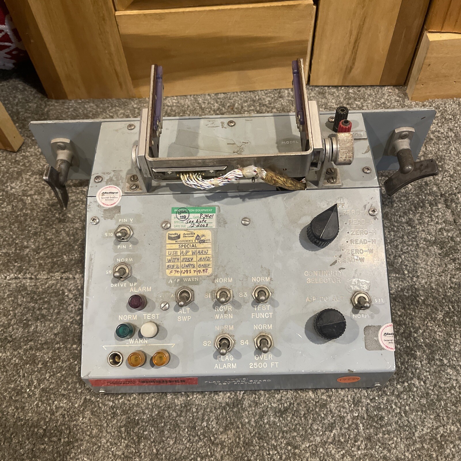 Bendix King ALA-51 Flag Alarm Board Test